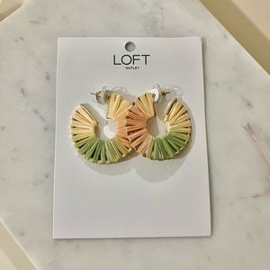 LOFT Multicolor Gold Earrings